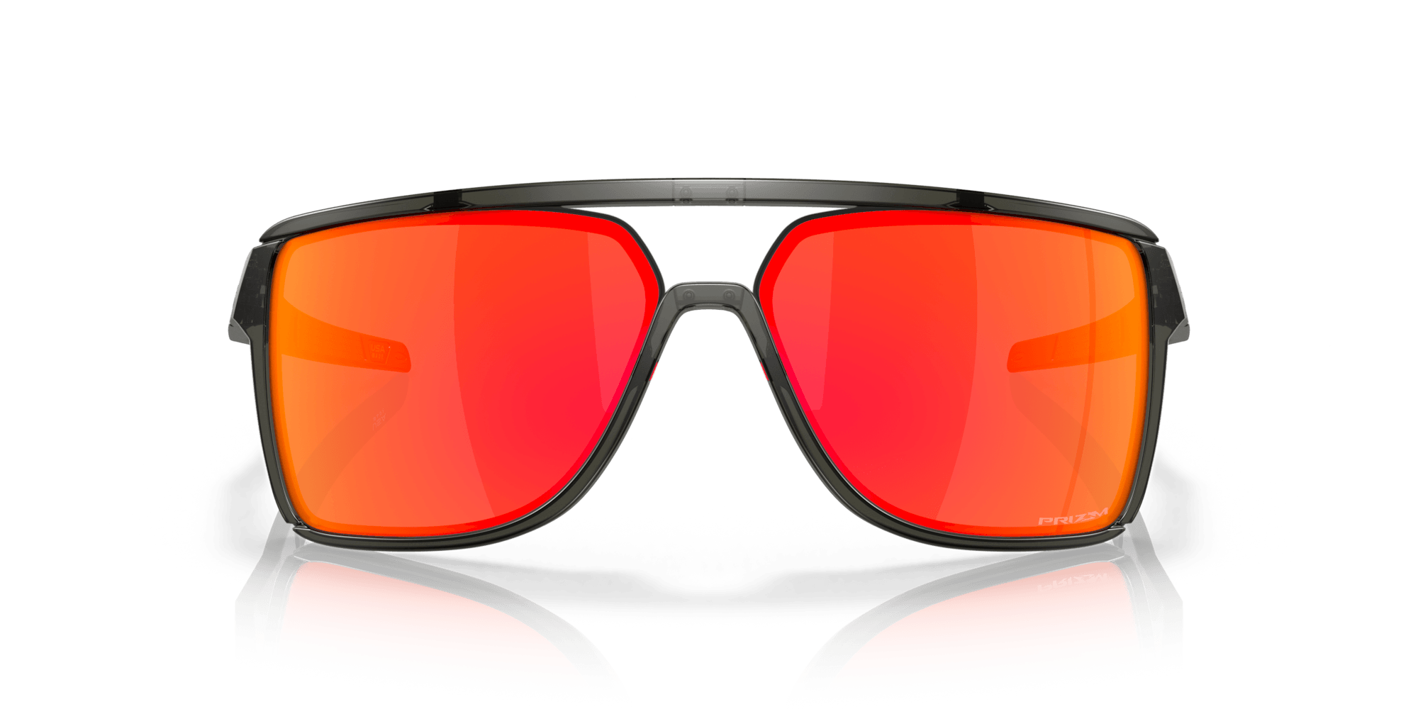 Castel Sunglasses - Matte Grey Smoke/Prizm Ruby Lenses