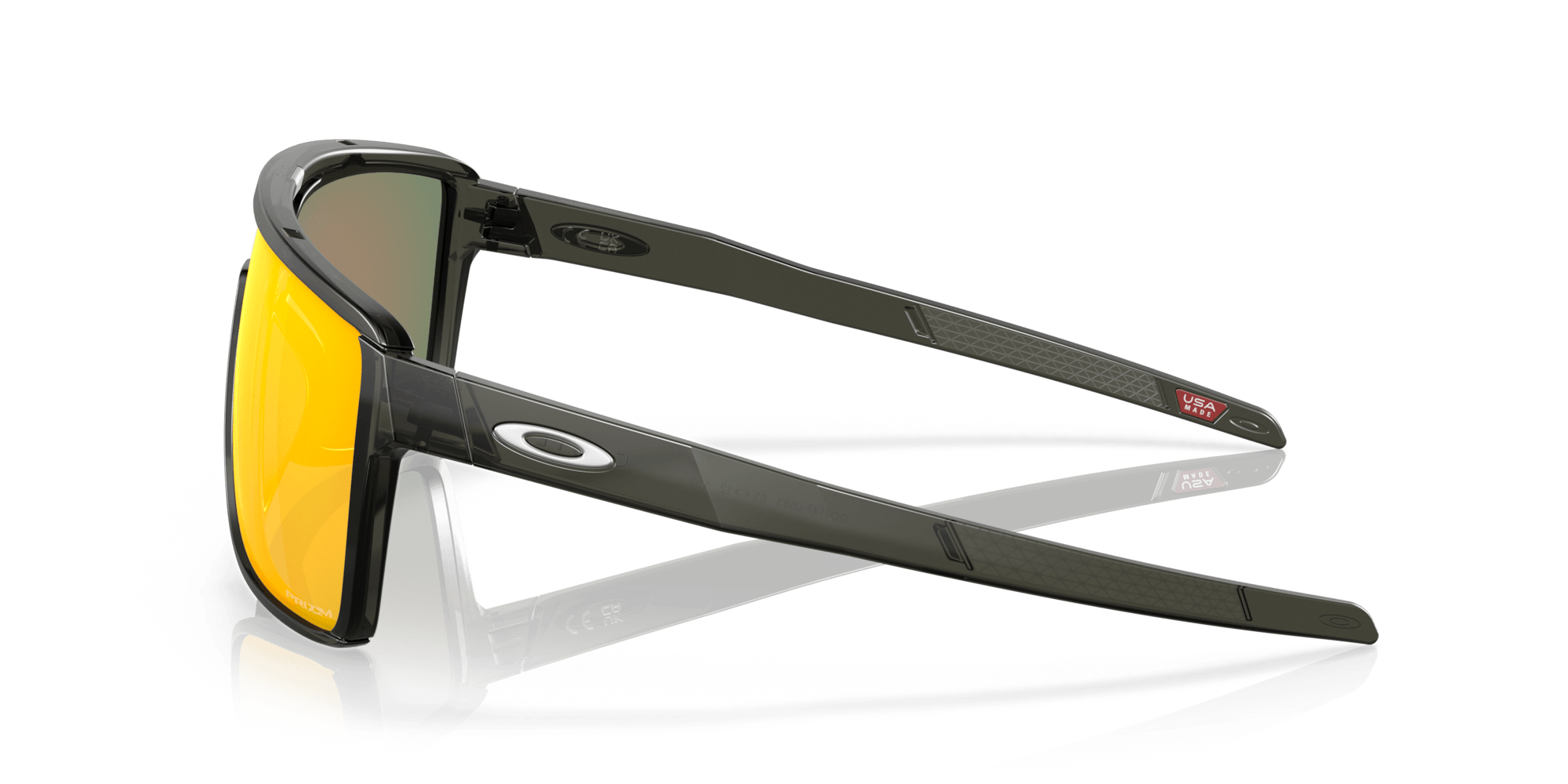 Castel Sunglasses - Matte Grey Smoke/Prizm Ruby Lenses