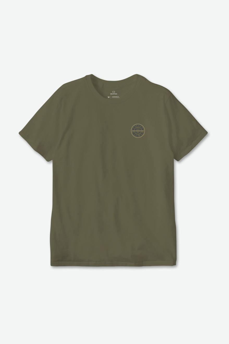 CREST S/S TEE OLIVE