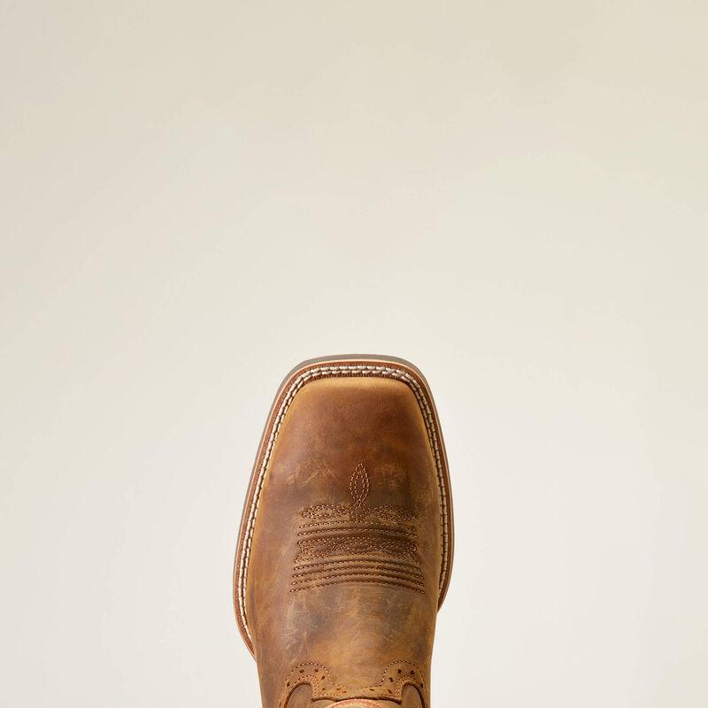 Sport Wide Square Toe Western Boot - Distressed Brown - Purpose-Built / Home of the Trades