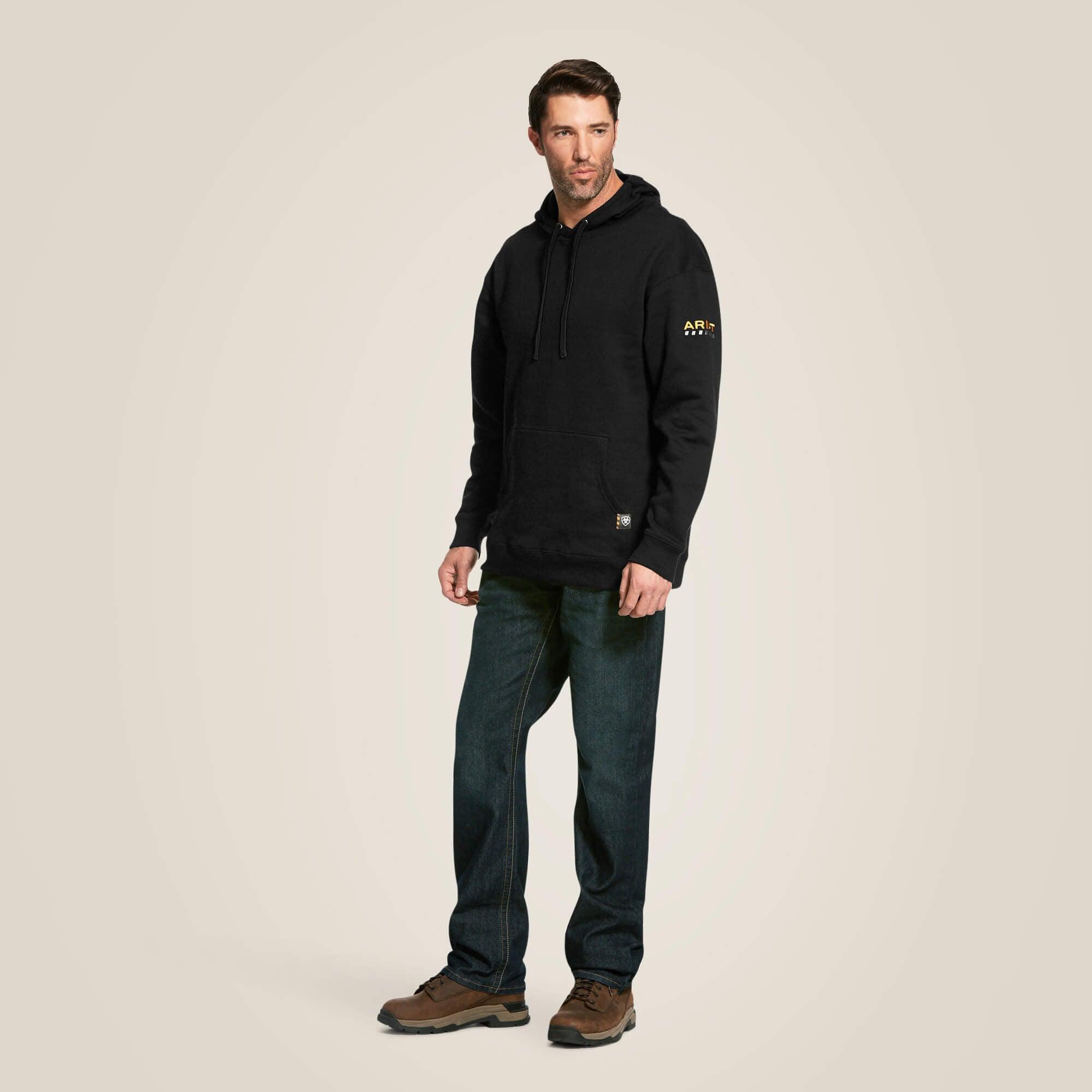 Rebar Workman Hoodie - Black - Purpose-Built / Home of the Trades