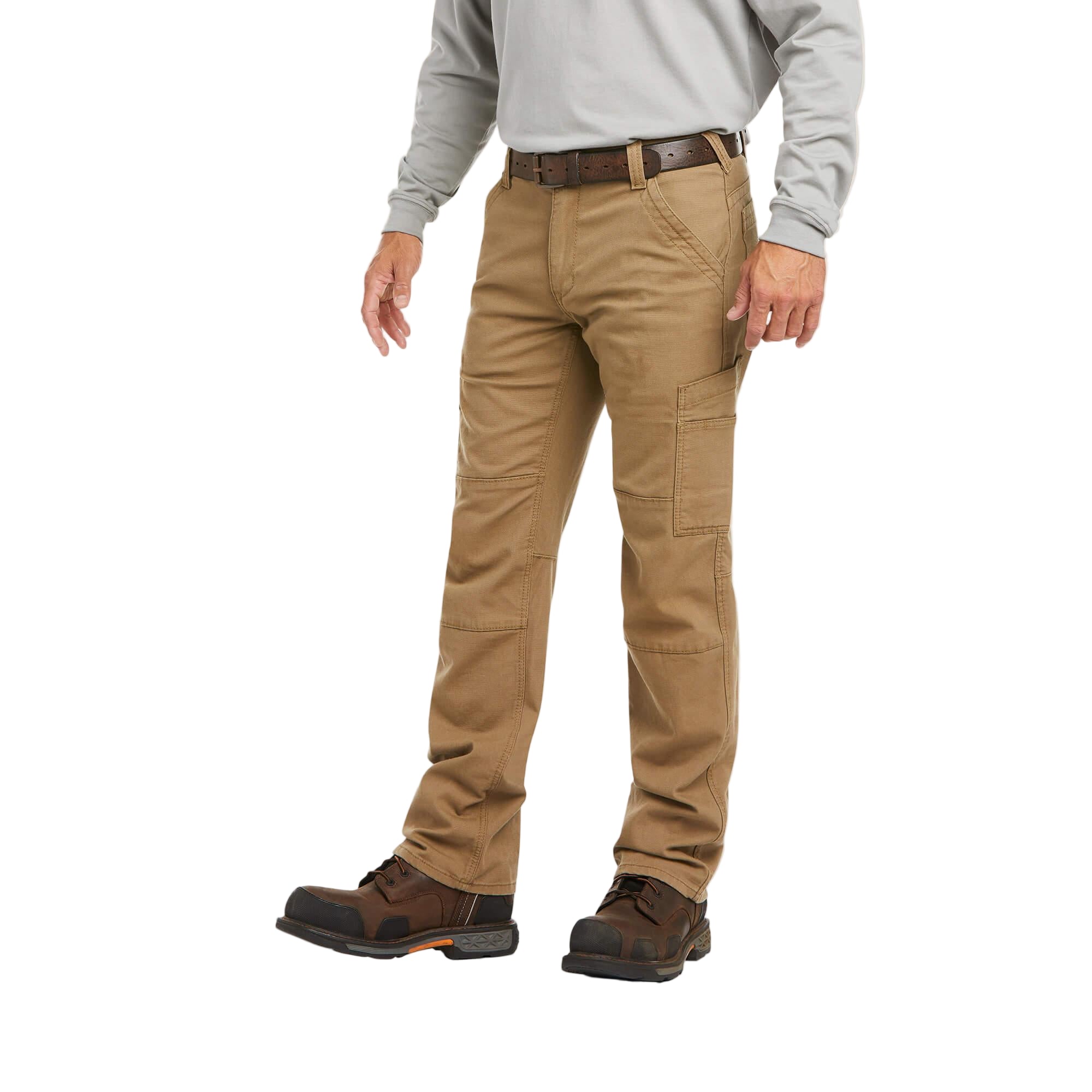 FR M5 Stretch DuraLight Canvas Stackable Straight Leg Pant - Khaki - Purpose-Built / Home of the Trades