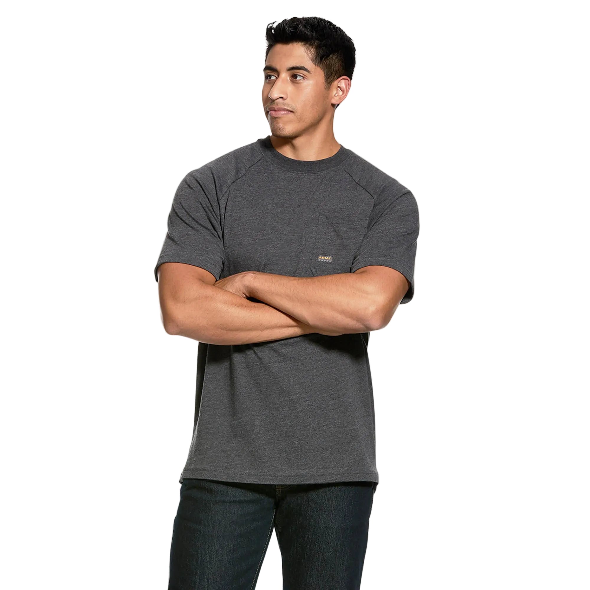 Rebar Cotton Strong T-Shirt - Charcoal Heather - Purpose-Built / Home of the Trades