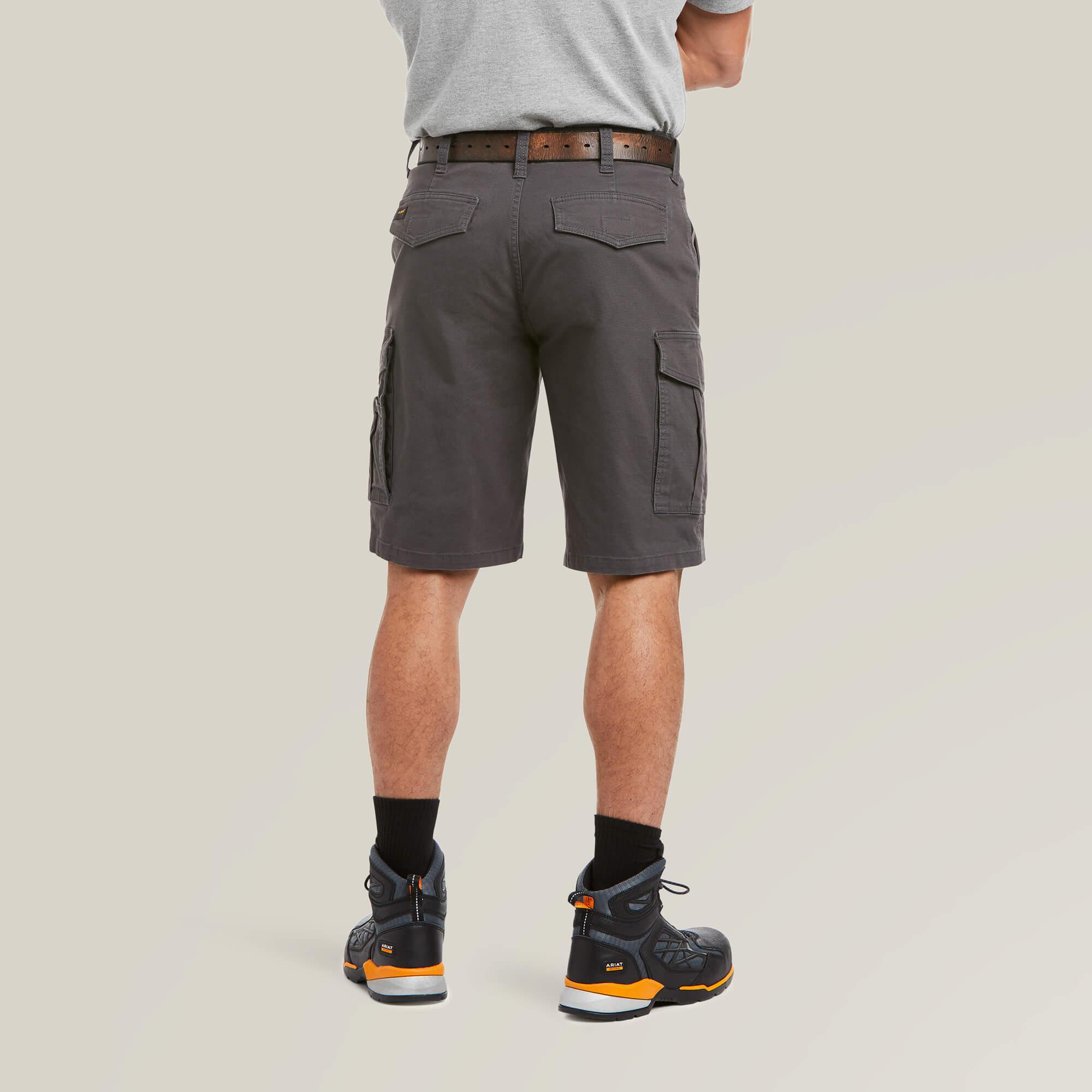 Rebar DuraStretch Made Tough Cargo Short - Rebar Grey