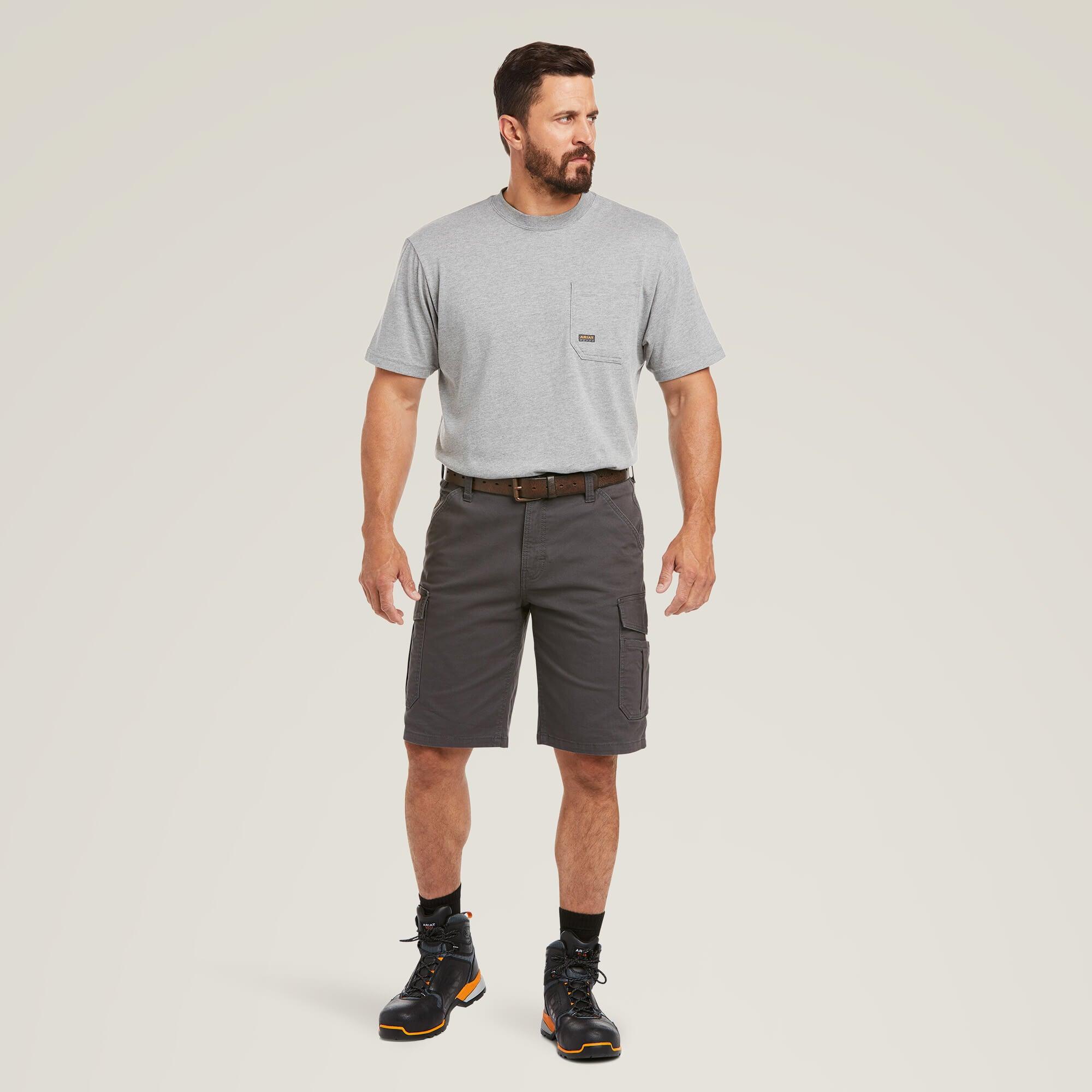 Rebar DuraStretch Made Tough Cargo Short - Rebar Grey