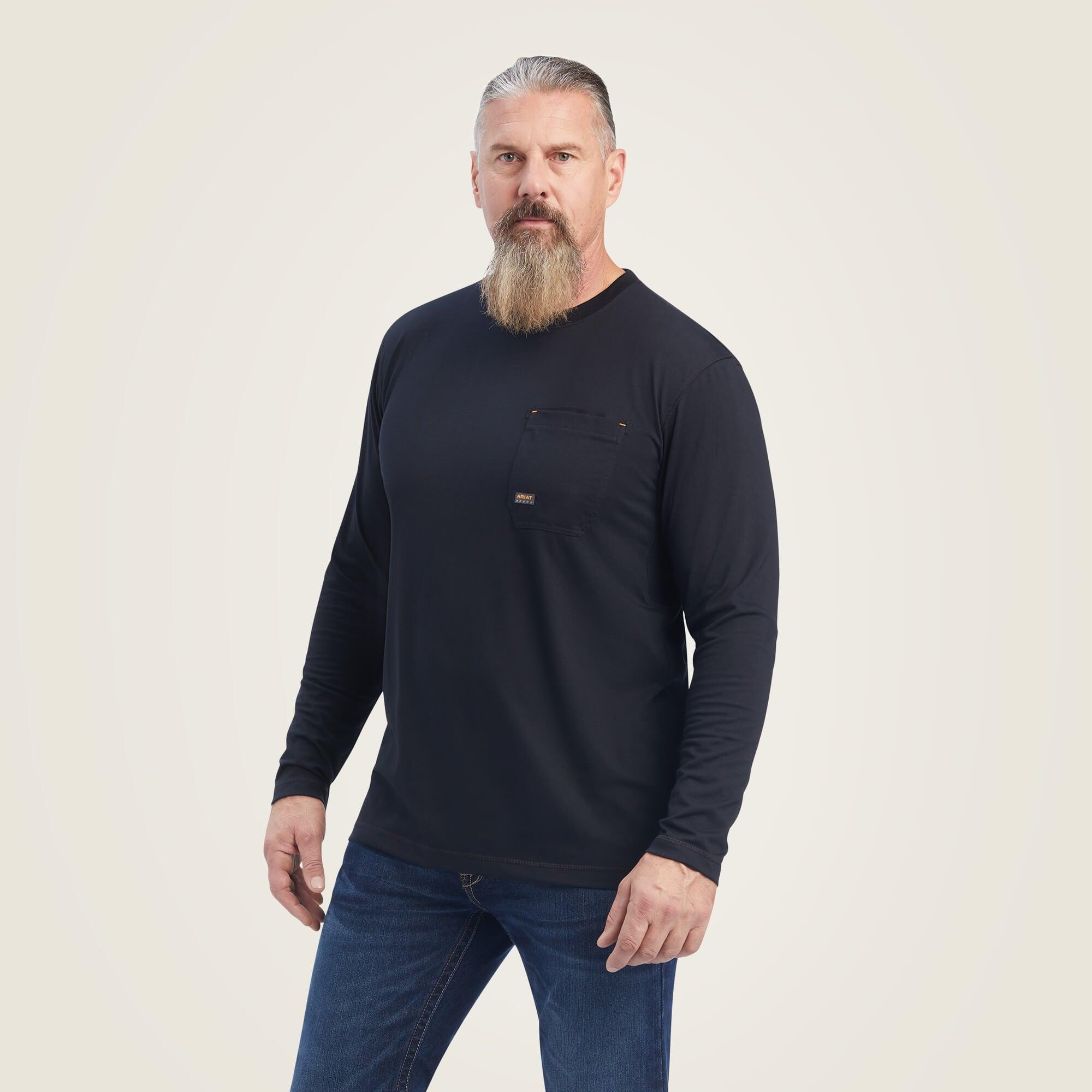 REBAR WORKMAN L/S BLK