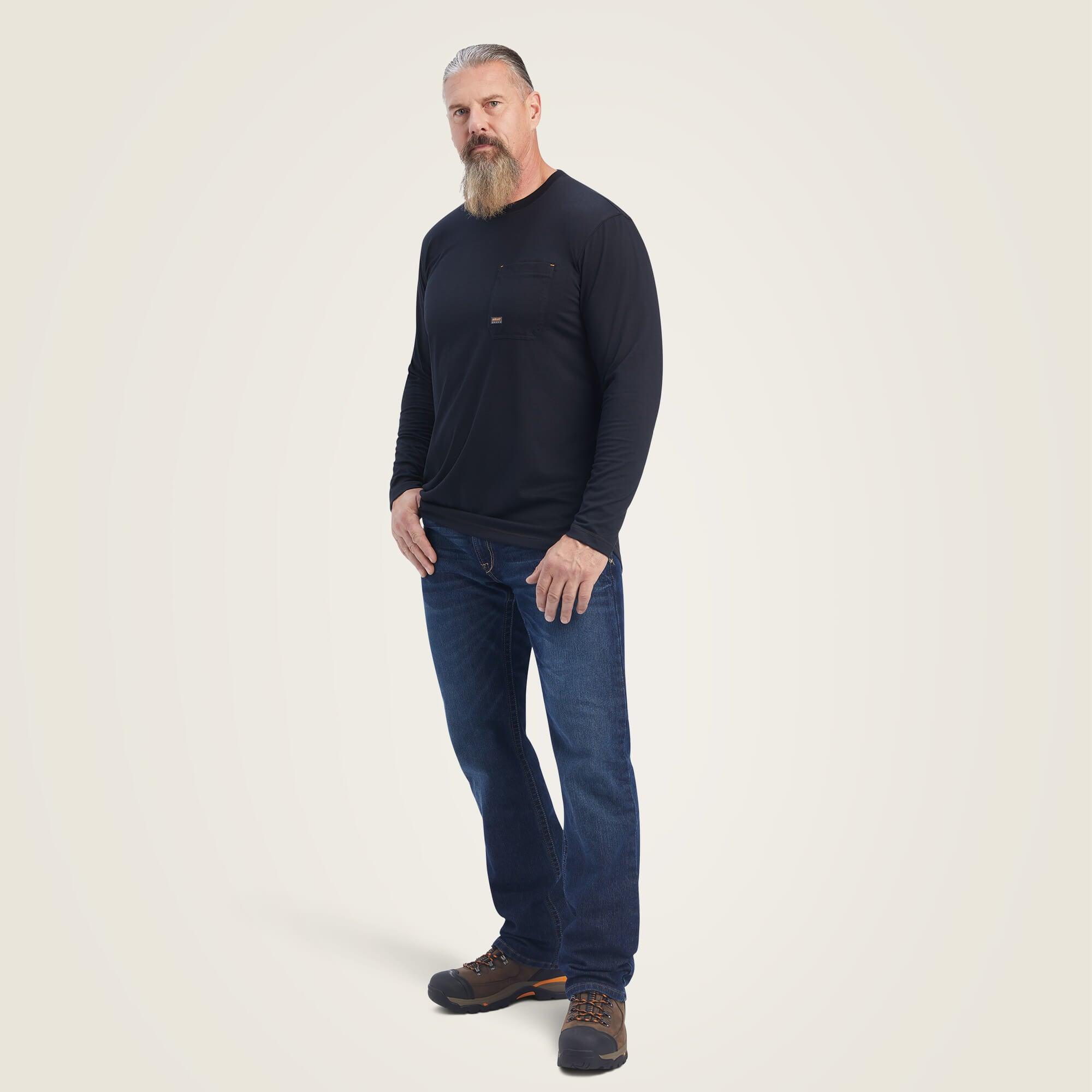 REBAR WORKMAN L/S BLK
