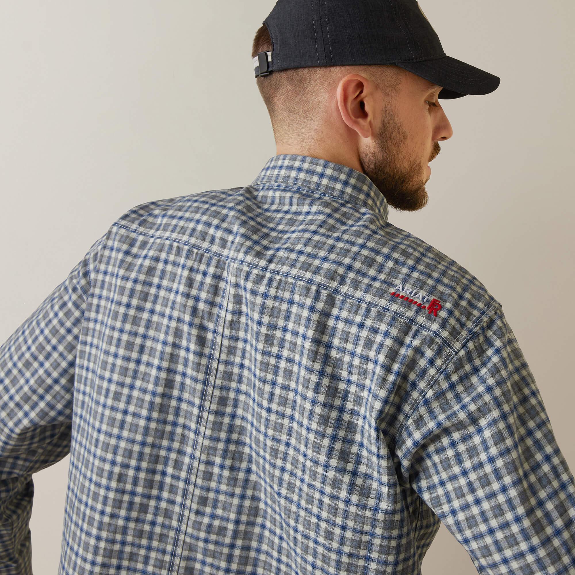 FR Plaid Featherlight Work Shirt - Clear Sky Plaid
