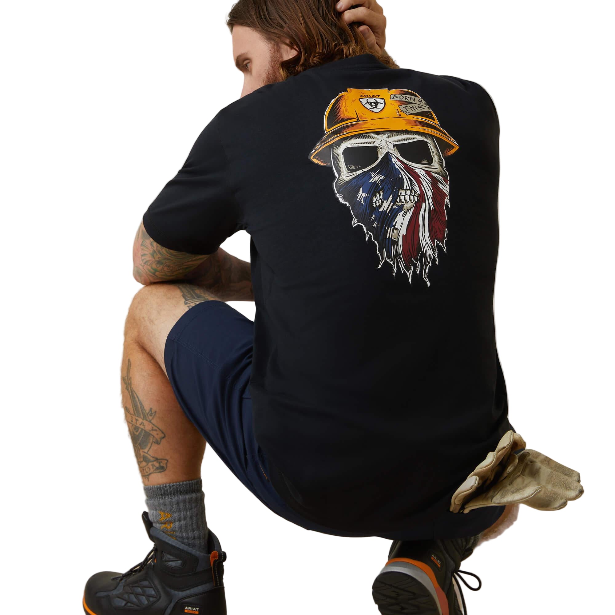 Rebar Workman Born For This T-Shirt - Purpose-Built / Home of the Trades