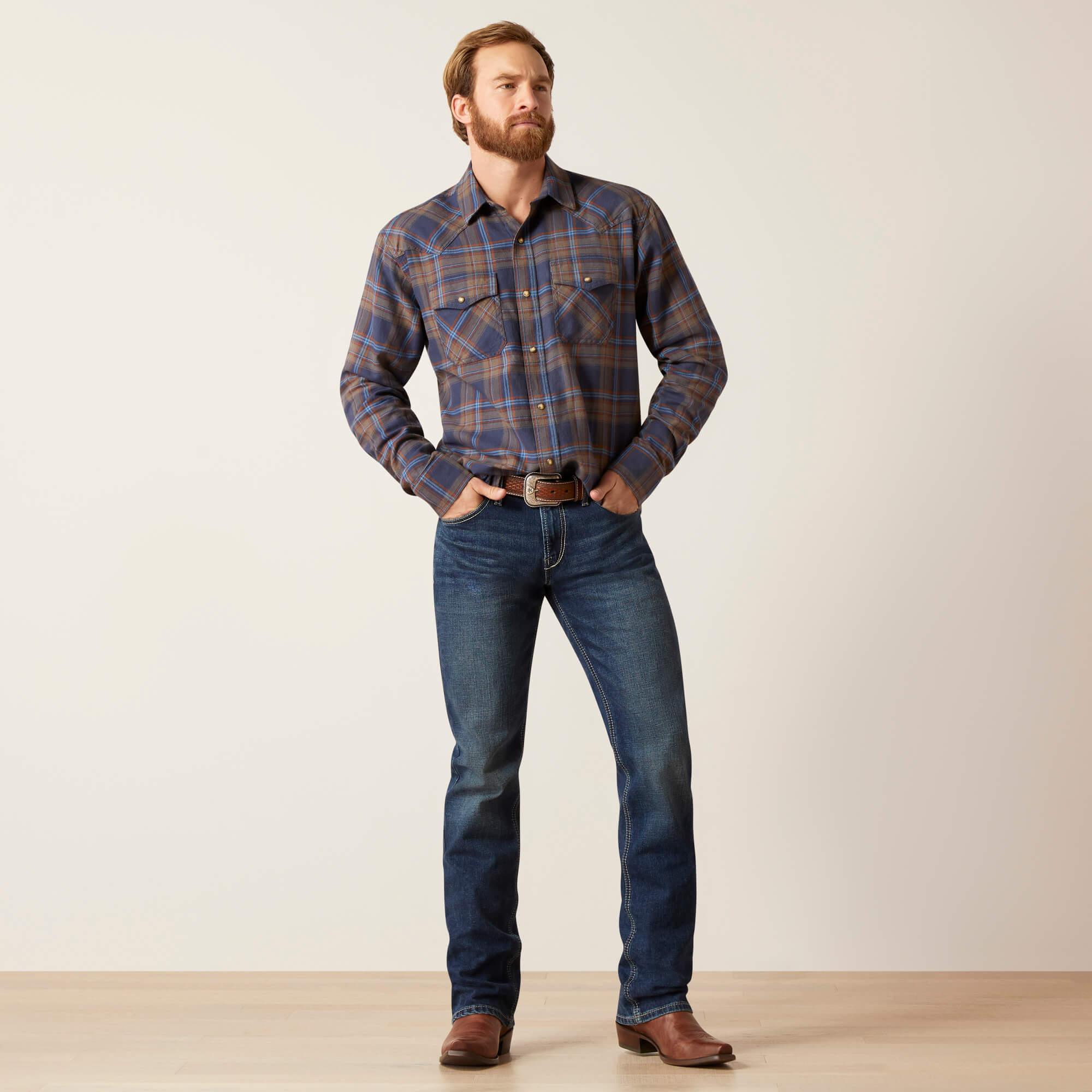 Hendrix Retro Fit Shirt - Mood Indigo
