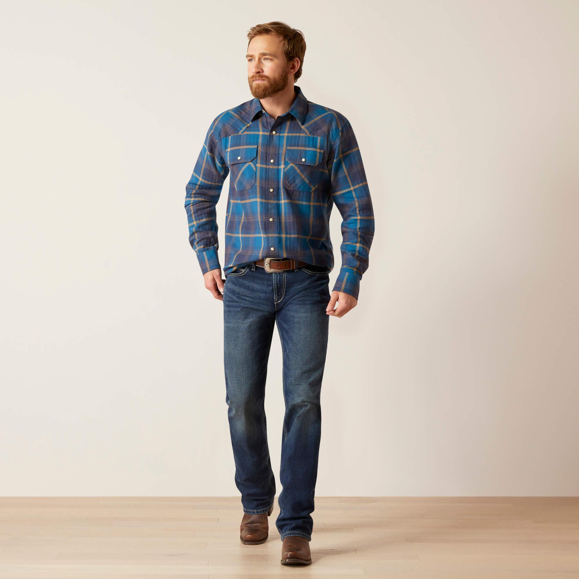 Harland Retro Fit Shirt - Moon Howl - Purpose-Built / Home of the Trades