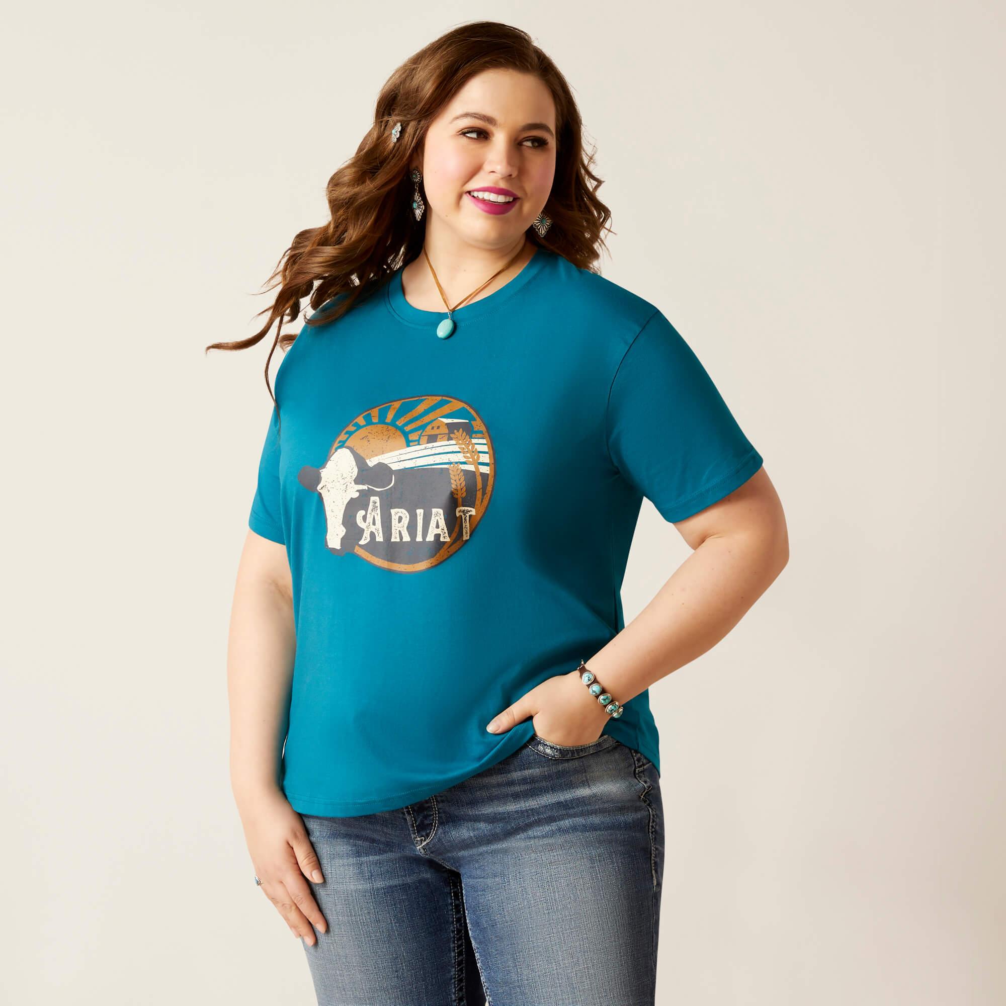 Women's Heartland Tee - Deep Lagoon - Purpose-Built / Home of the Trades