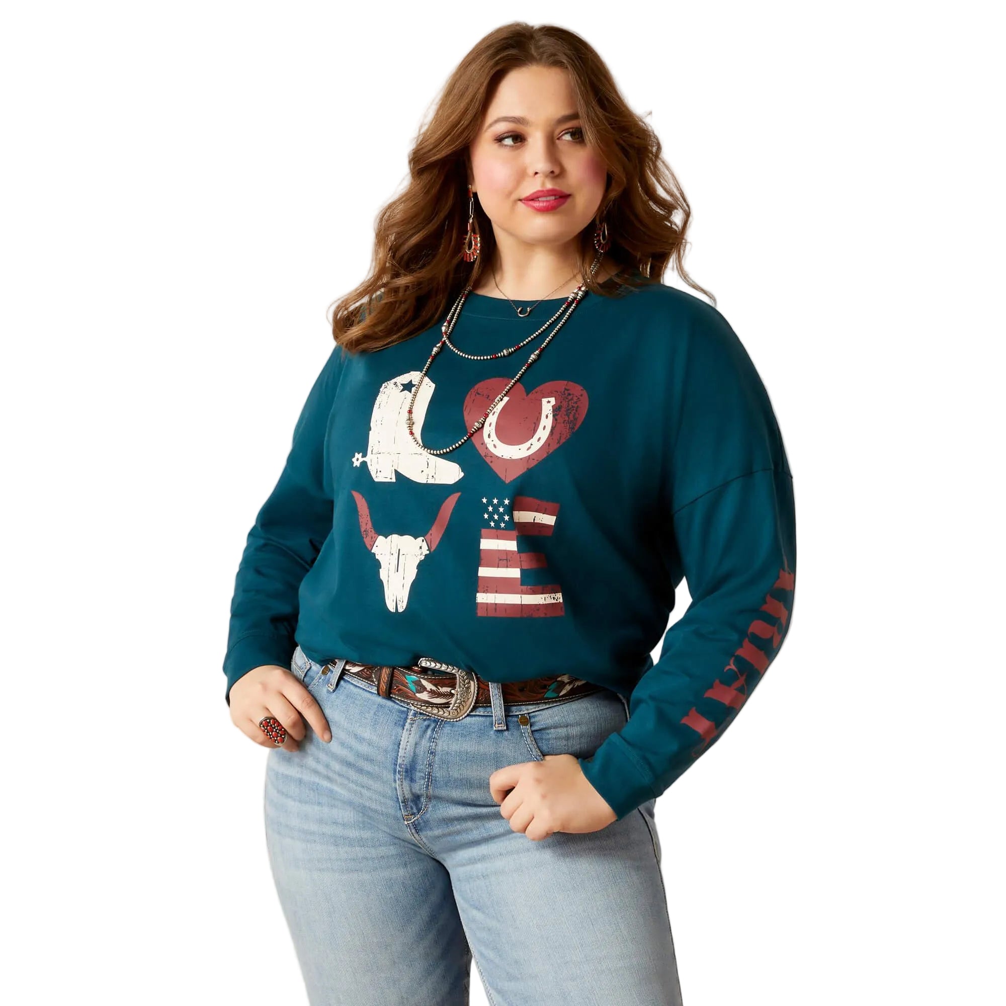 Women's Love Oversized Tee - Reflecting Pond - Purpose-Built / Home of the Trades