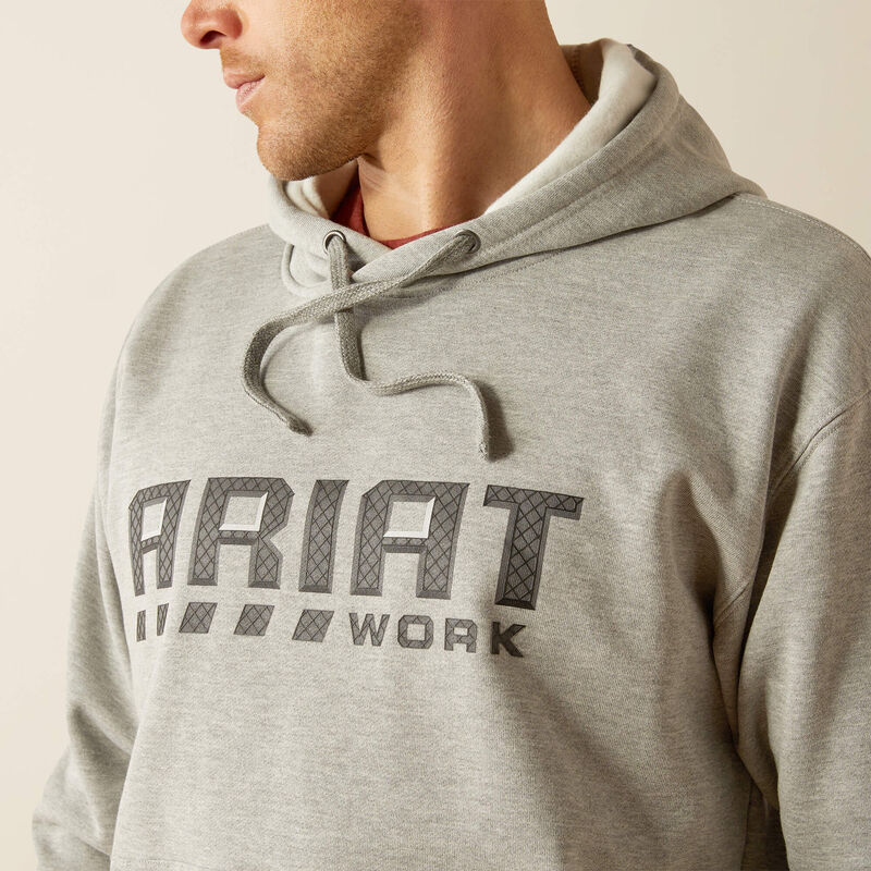 Workman Drive Hoodie, Heather Grey