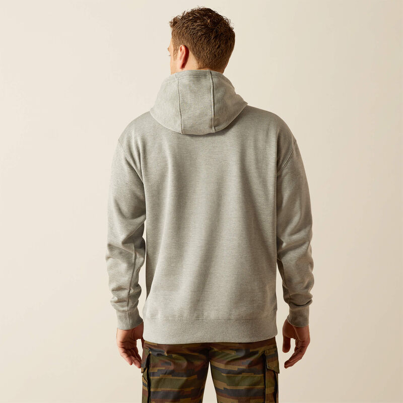 Workman Drive Hoodie, Heather Grey