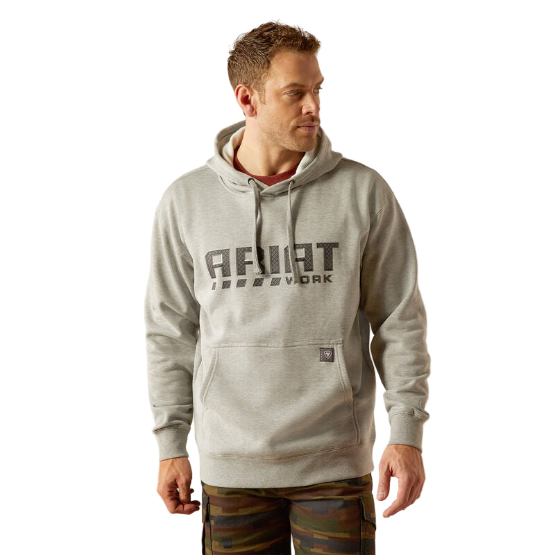 Workman Drive Hoodie, Heather Grey