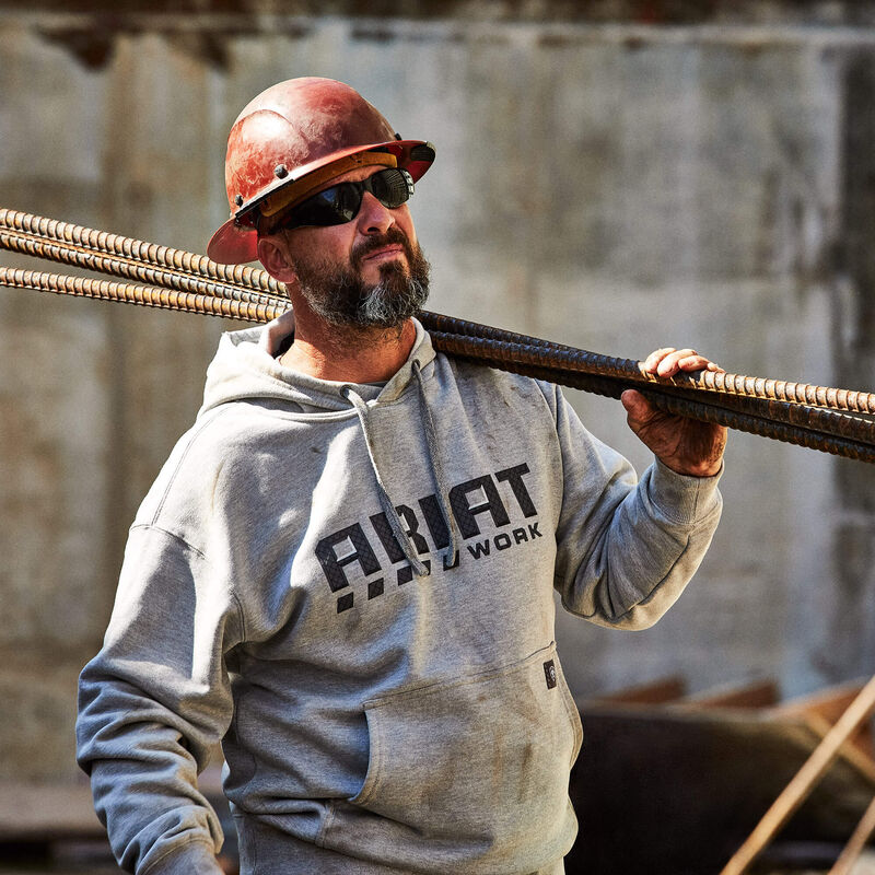 Workman Drive Hoodie, Heather Grey