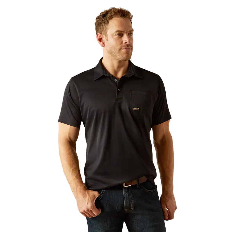 Rebar Foreman Polo, SS, Black