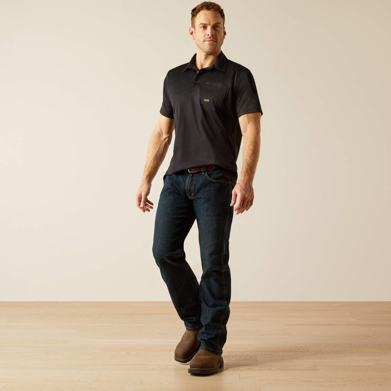 Rebar Foreman Polo, SS, Black