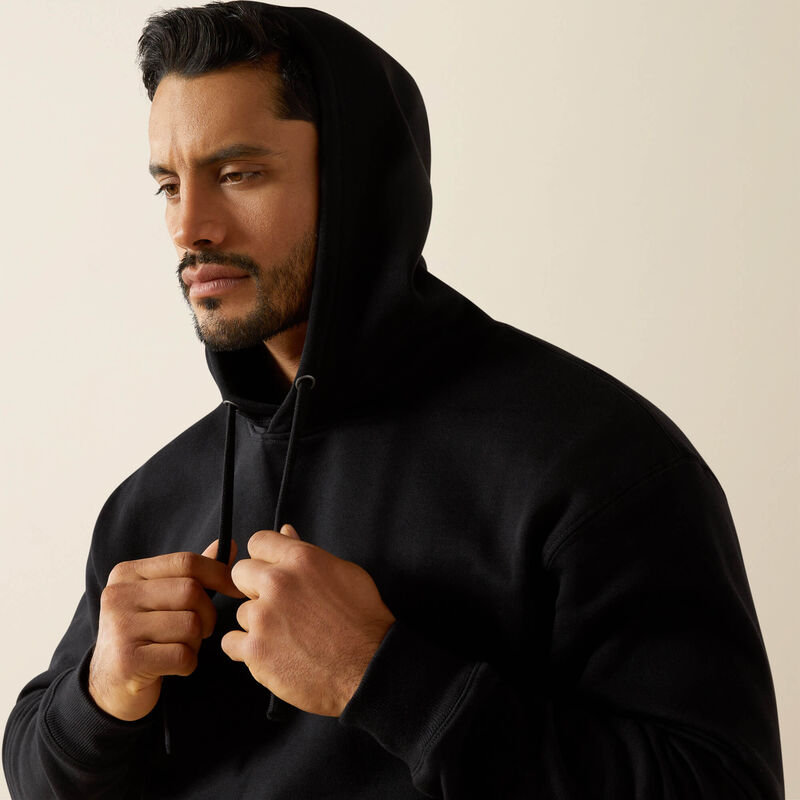 Rebar Workman Bare Knuckle Hoodie- Black