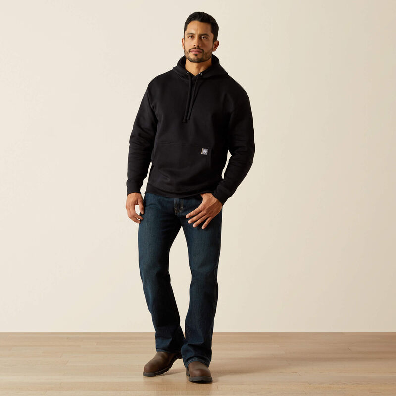 Rebar Workman Bare Knuckle Hoodie- Black