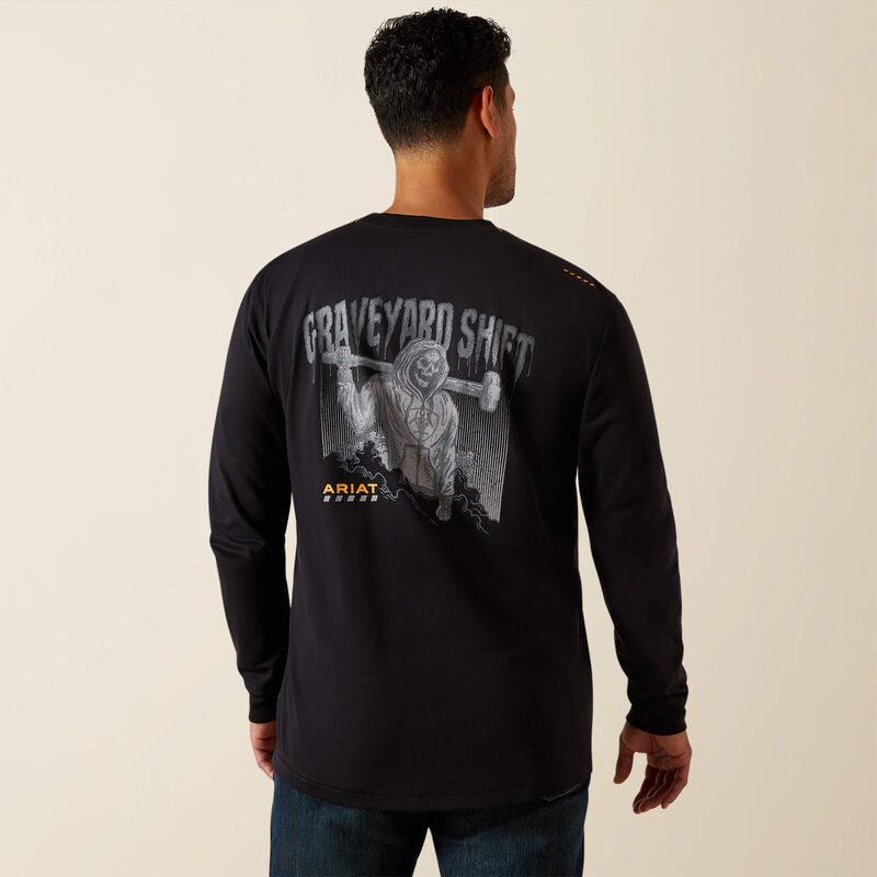 Workman Graveyard T-Shirt LS- Black