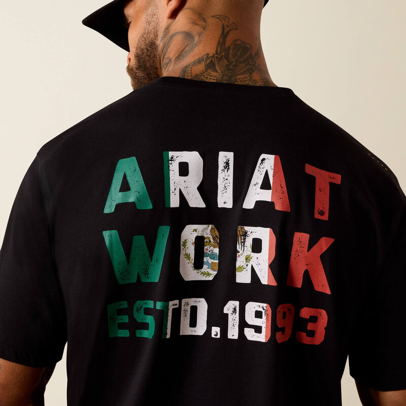 Rebar Workman Mexico Brickyard T-Shirt- Black