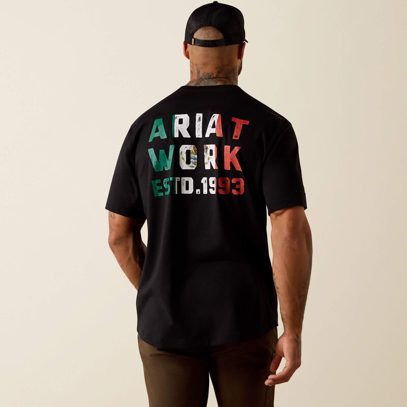 Rebar Workman Mexico Brickyard T-Shirt- Black
