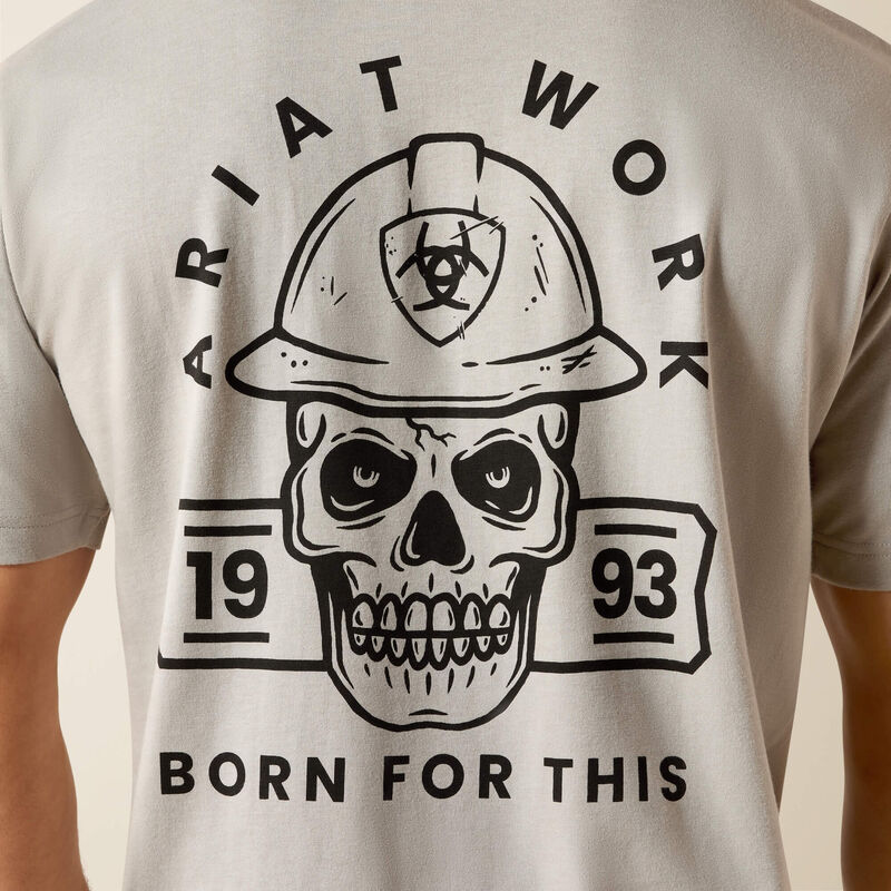 Rebar Cotton Strong Hardhead T-Shirt- Limestone