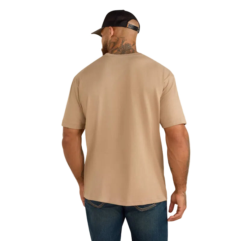 Cotton Strong Pocket T-Shirt SS- Greige