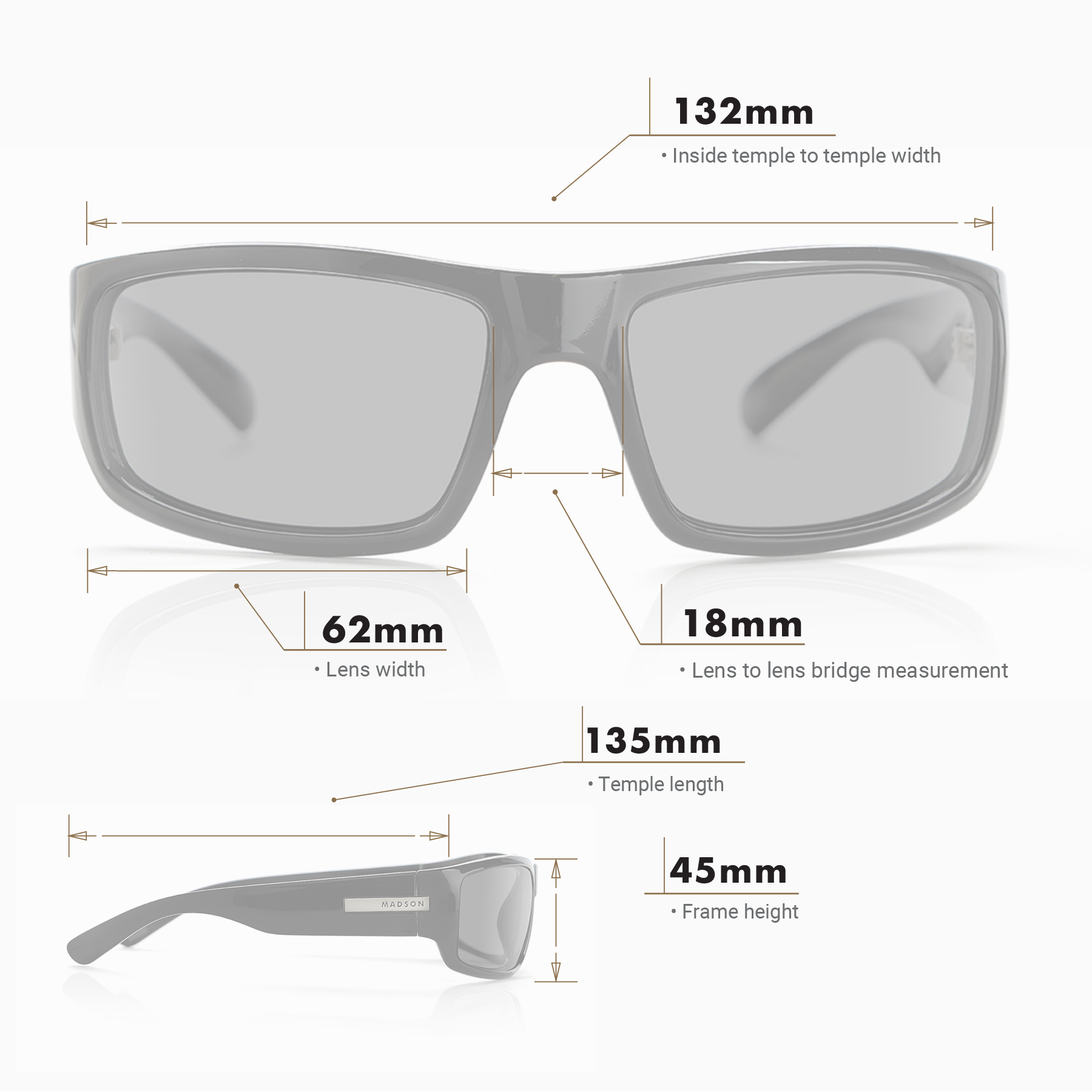 101 - Black Matte / Enhanced Grey Polarized