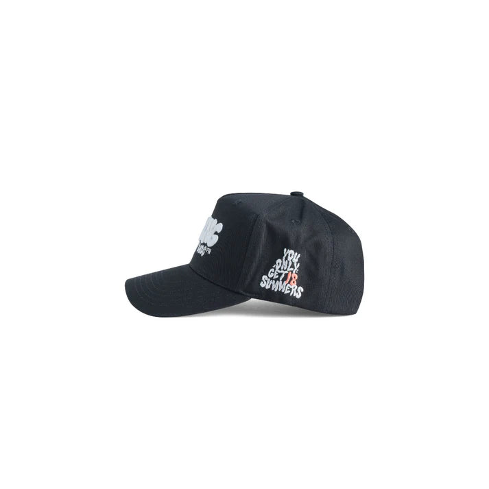 Time Flies Hat -Black