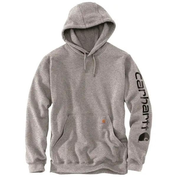 Carhartt logo hooded discount sweatshirt