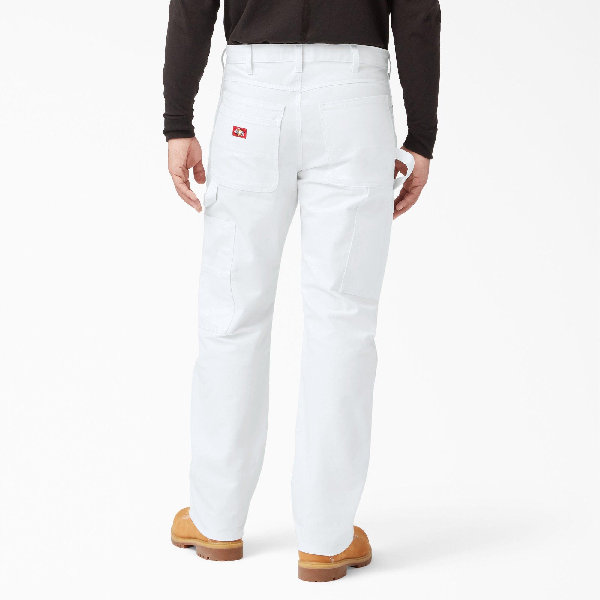 Relaxed Fit Straight Leg Painter's Pants, White - Purpose-Built / Home of the Trades