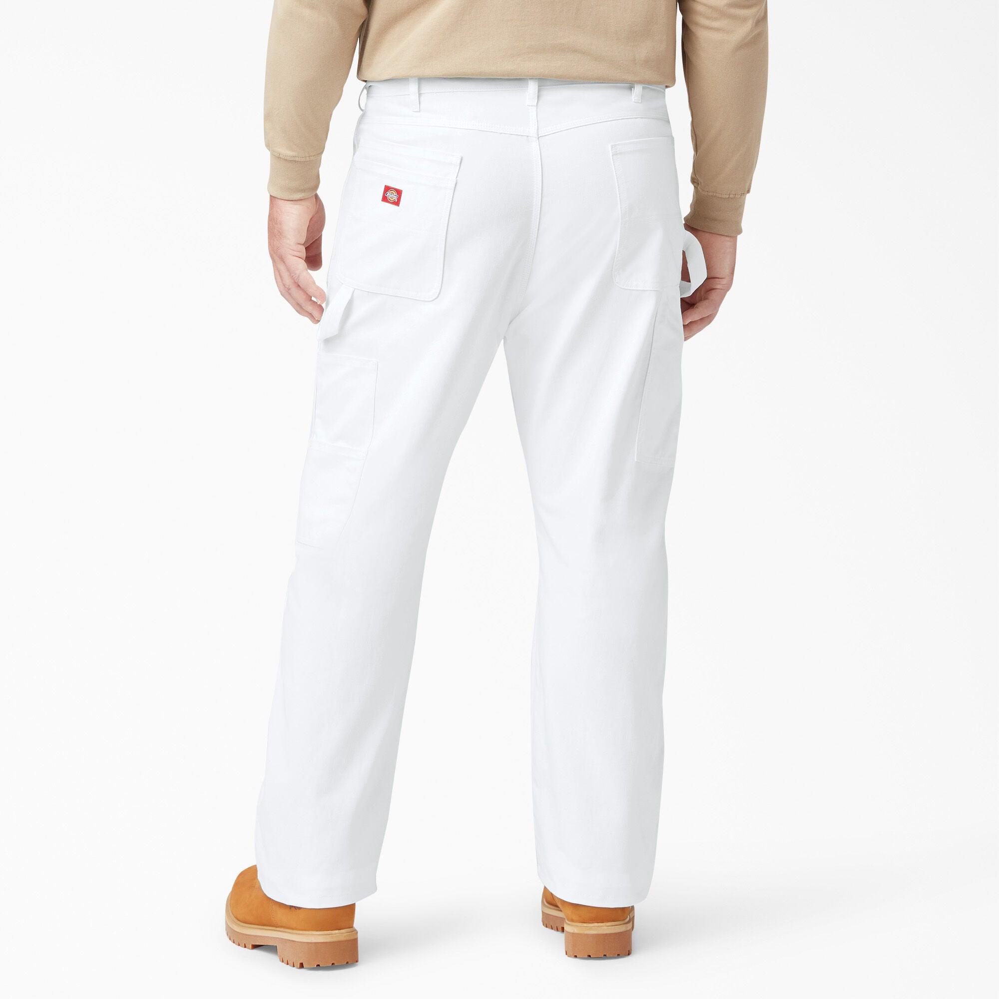 Relaxed Fit Straight Leg Painter's Pants, White - Purpose-Built / Home of the Trades