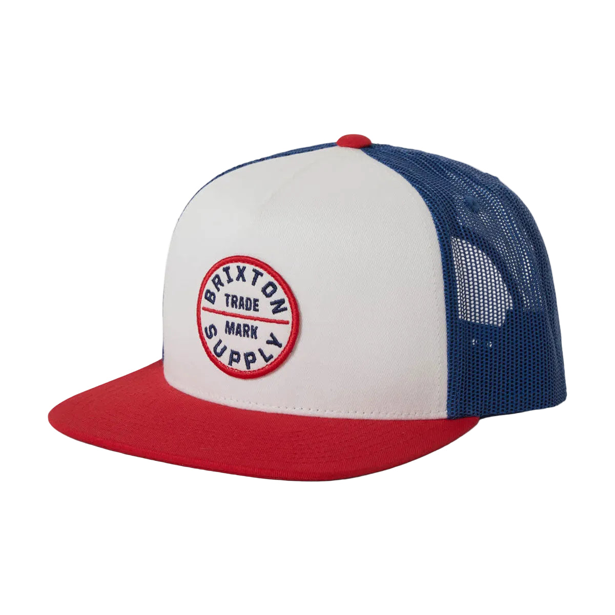 Oath Trucker Hat- White/ Midnight Blue/ Adrenaline Rush