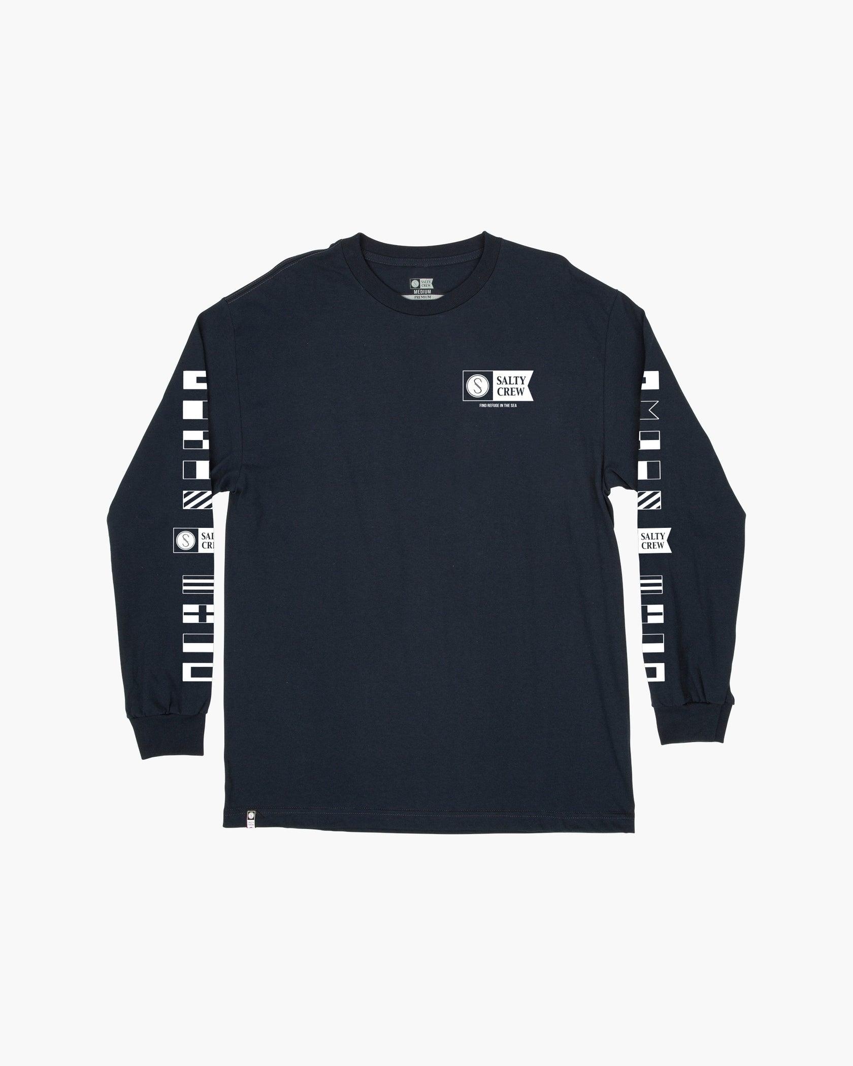 Alpha Navy L/S Premium Tee - Purpose-Built / Home of the Trades