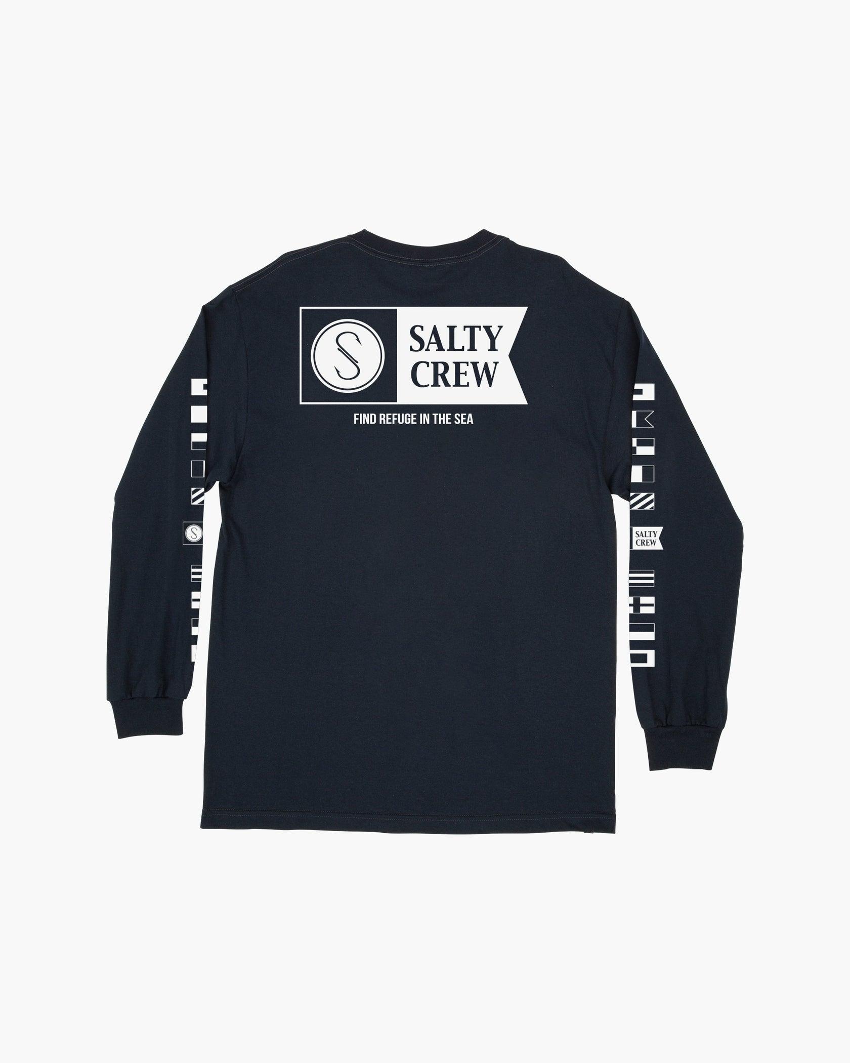 Alpha Navy L/S Premium Tee