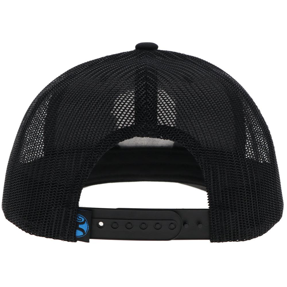 Cheyenne Hat - Black/Blue Patch