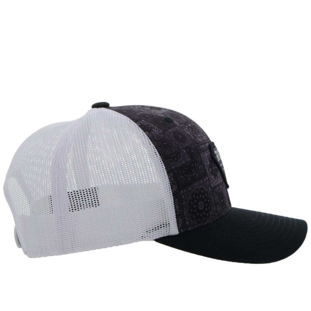 RLAG Bandana Printed Hat - Black/White