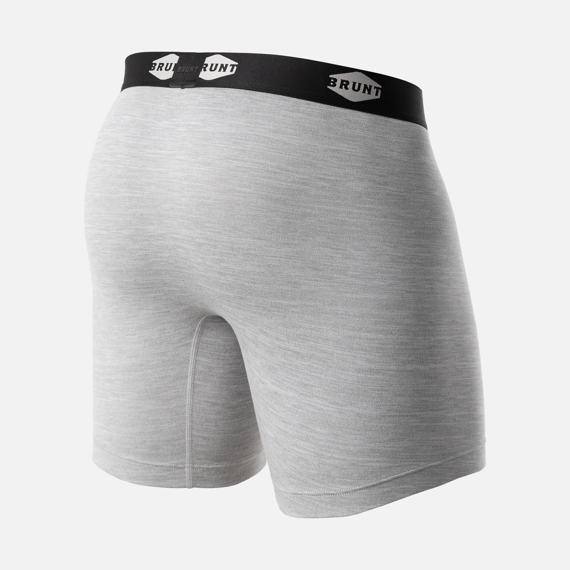 The 9in Comfort Tech Boxer Brief (2pk) - Black/Heather Grey