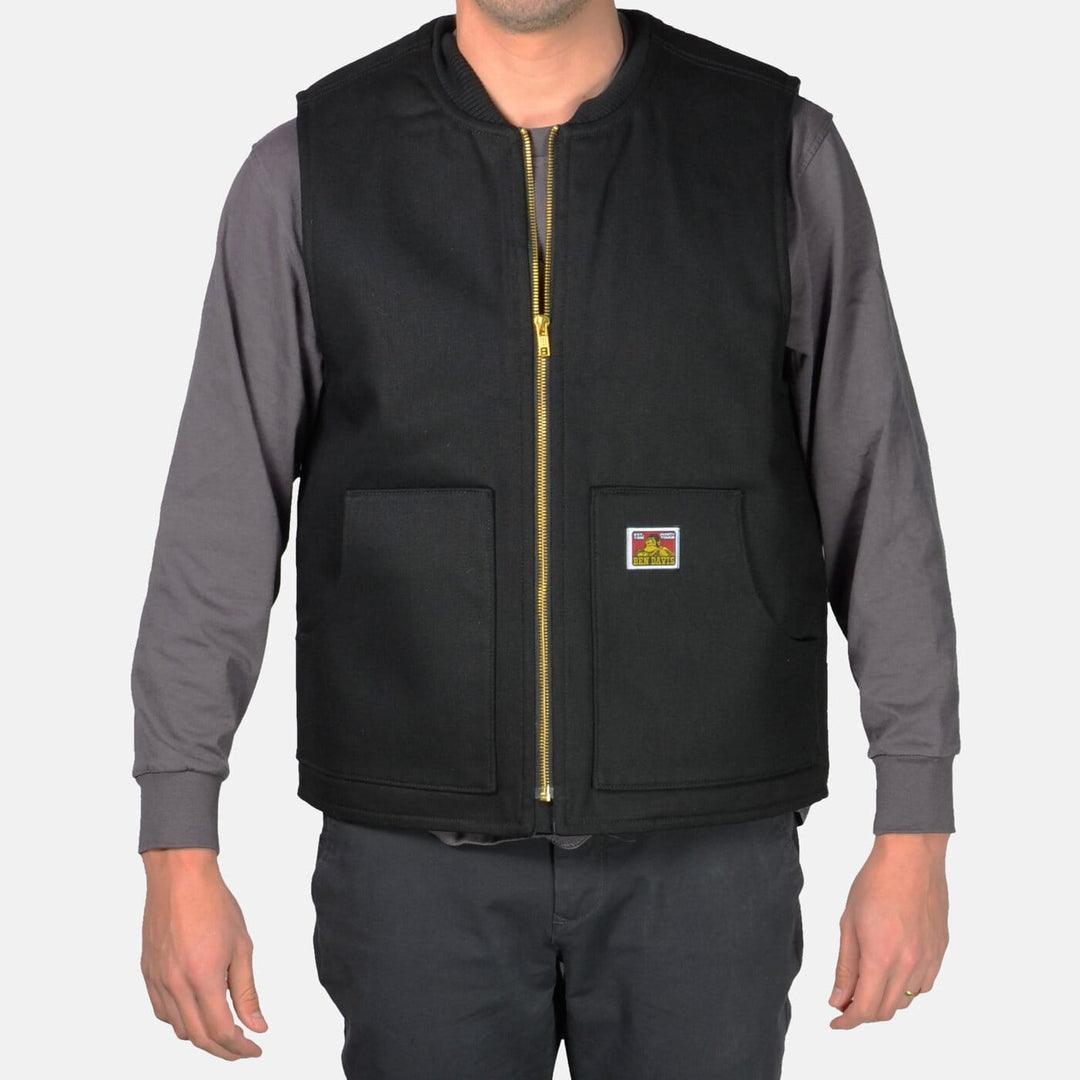 Lined Vest: Black