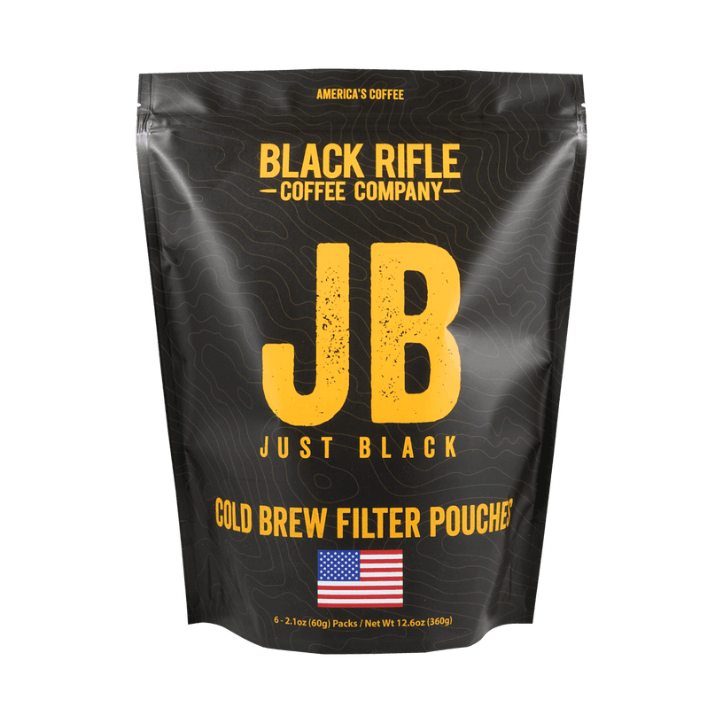 Just Black Cold Brew Coffee Packs - Medium Roast - Purpose-Built / Home of the Trades