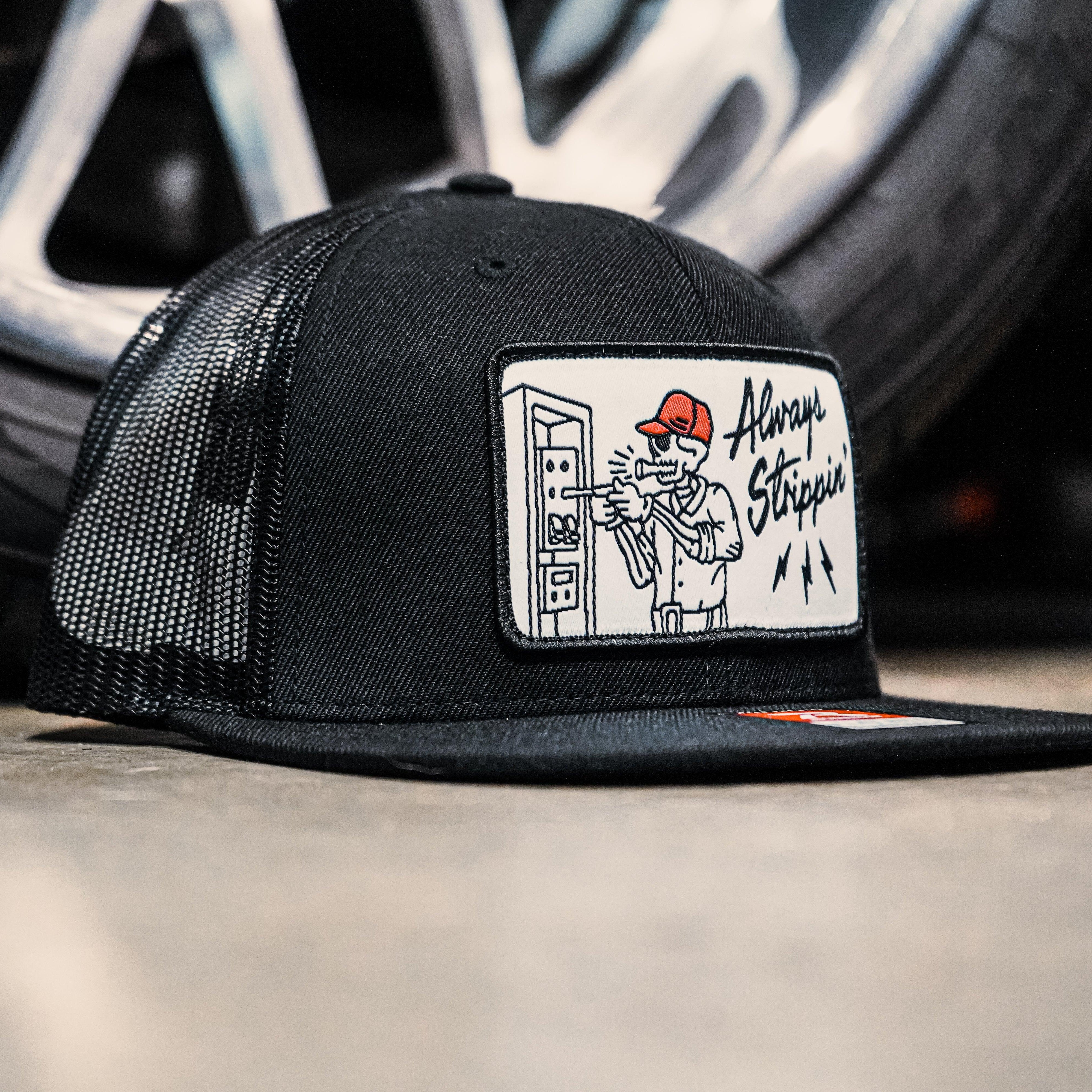 Always Strippin' Meshback, Black - Purpose-Built / Home of the Trades