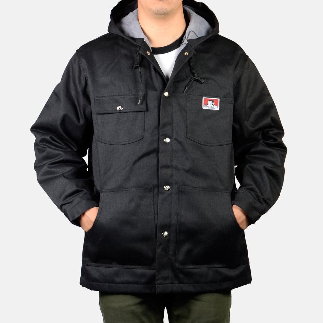 Hooded Jacket with Snaps: Black - Purpose-Built / Home of the Trades