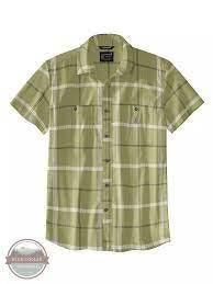 RF LW SS PLAID SHIRT OLIVE - Purpose-Built / Home of the Trades