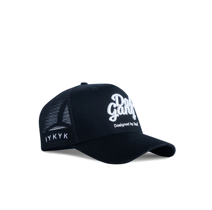 DG Black and White Trucker