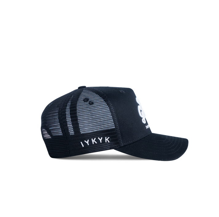 DG Black and White Trucker