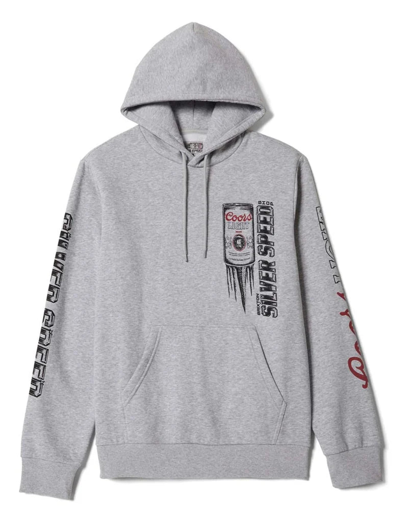 Coors Light Silver Speed Hoodie- Heather Grey