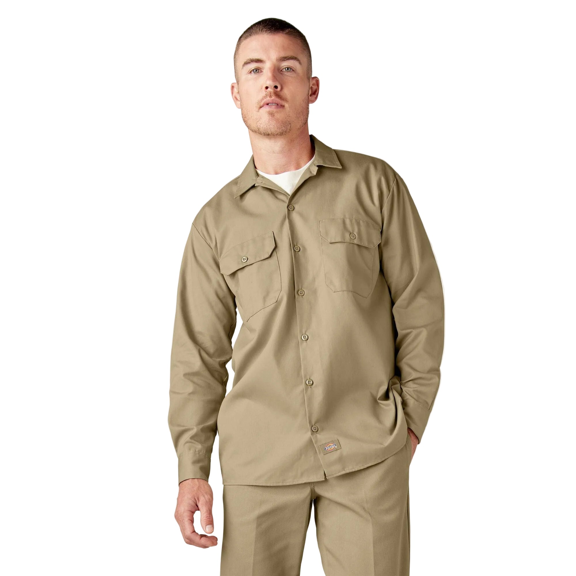 Long Sleeve Work Shirt, Khaki - Purpose-Built / Home of the Trades